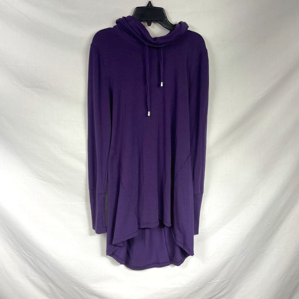 Cable & Gauge Women's Purple Cowl Neck Tunic Size M/M